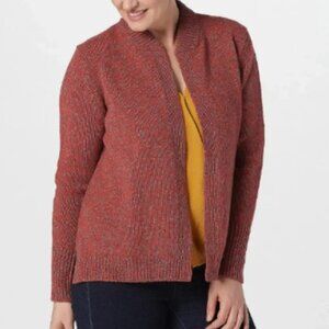 Fisherman Out of Ireland Red Cardigan Sweater